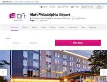 Tablet Screenshot of aloftphiladelphiaairport.com